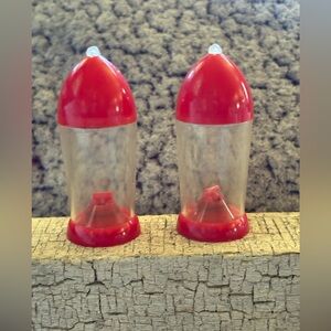 Stanley Ball Point Atomic Salt and Pepper Shakers, from the 1950s vintage